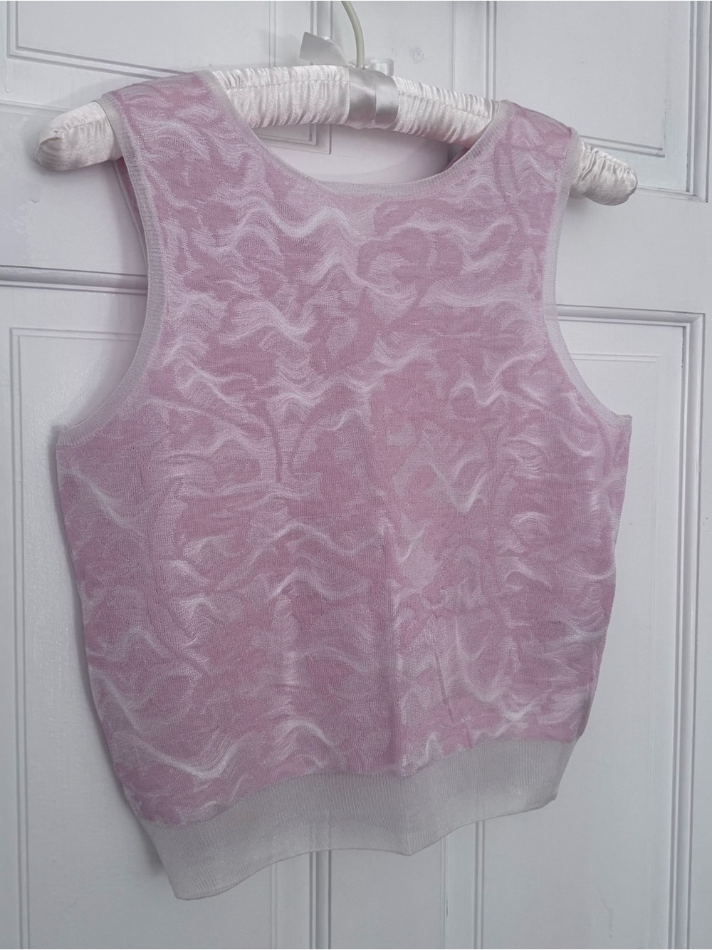 NWT Zara Pink Swirl Top Small - Picture 2 of 6
